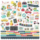Going Places - Combo Sticker 30,5x30,5 cm Going Places - Combo Sticker 30,5x30,5 cm